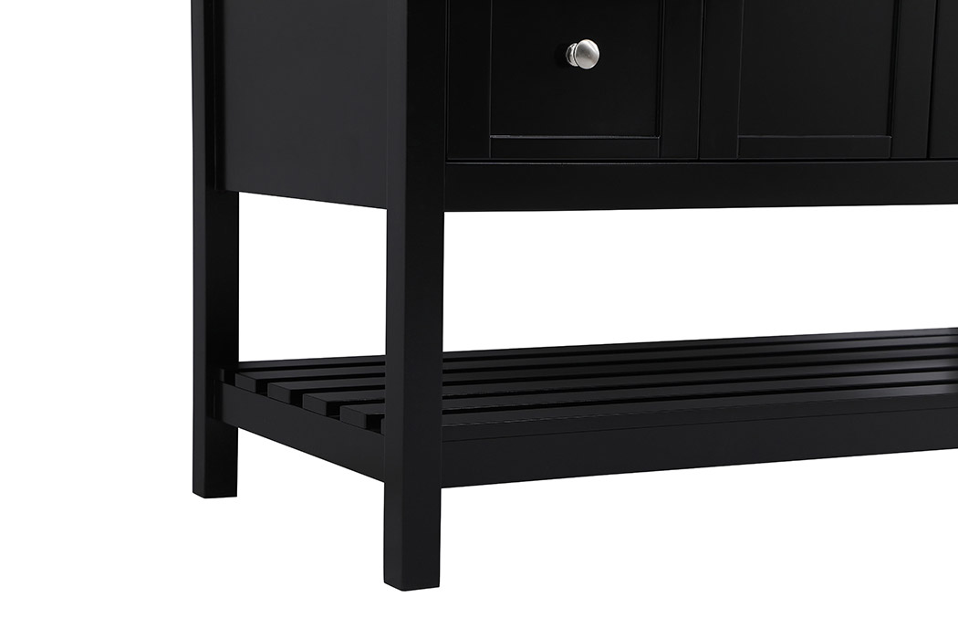 Elegant Bathroom Vanity - Black (VF16448BK-BS)