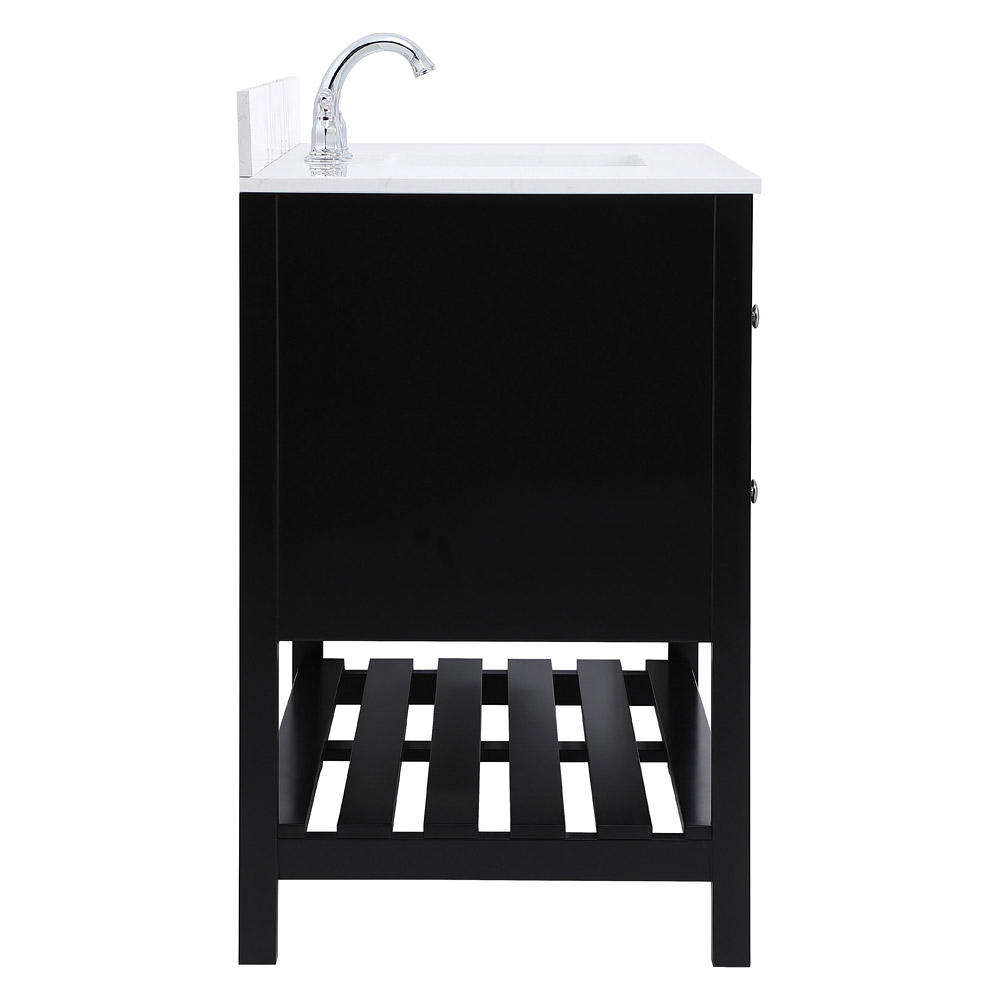 Elegant Bathroom Vanity - Black (VF16448BK-BS)