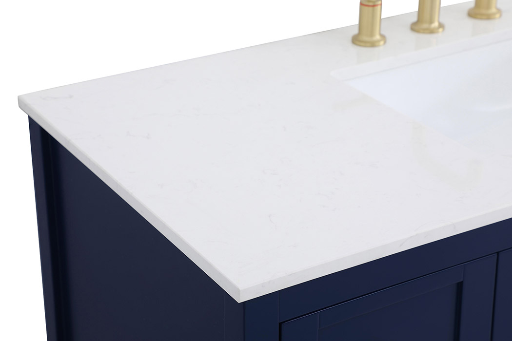 Elegant Bathroom Vanity - Blue (VF16448BL)