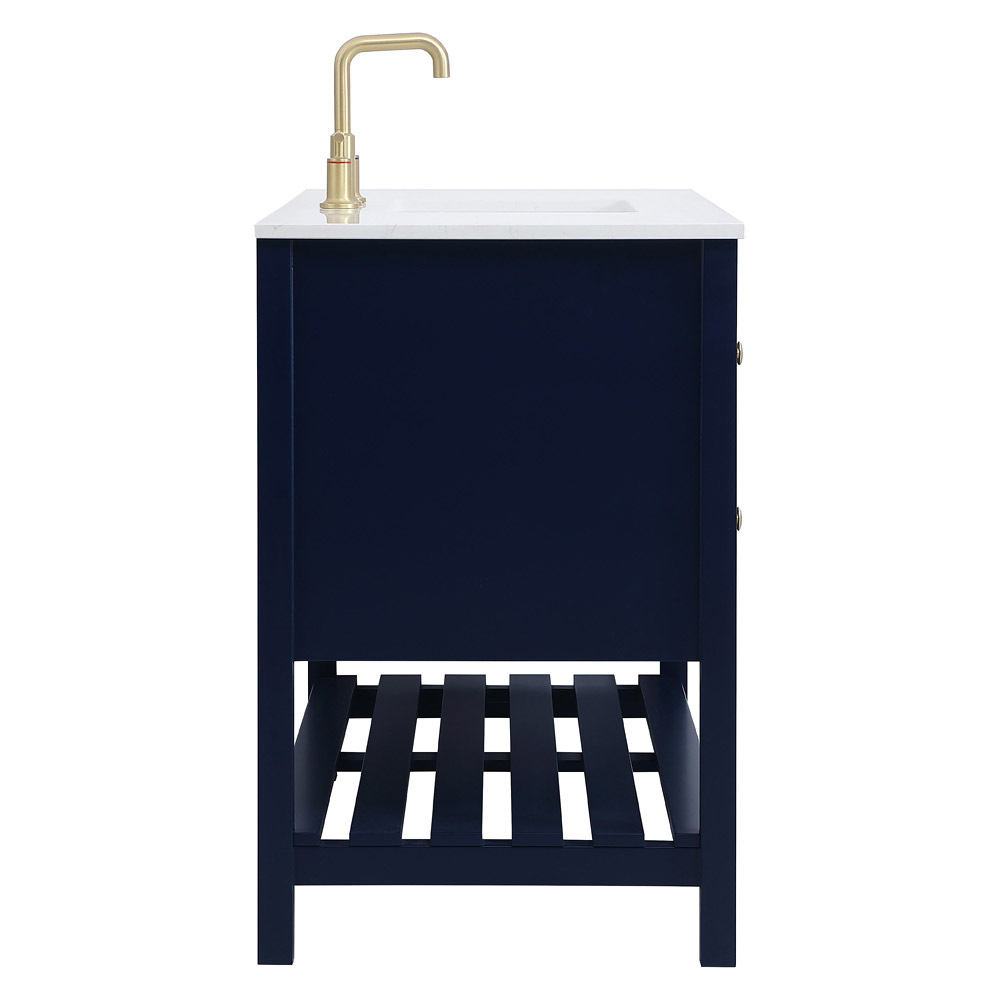 Elegant Bathroom Vanity - Blue (VF16448BL)