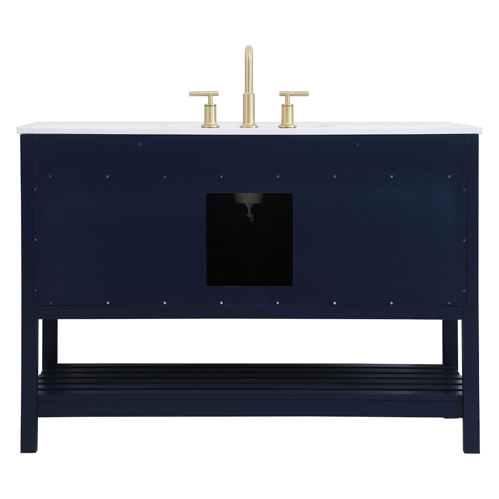 Elegant Bathroom Vanity - Blue (VF16448BL)