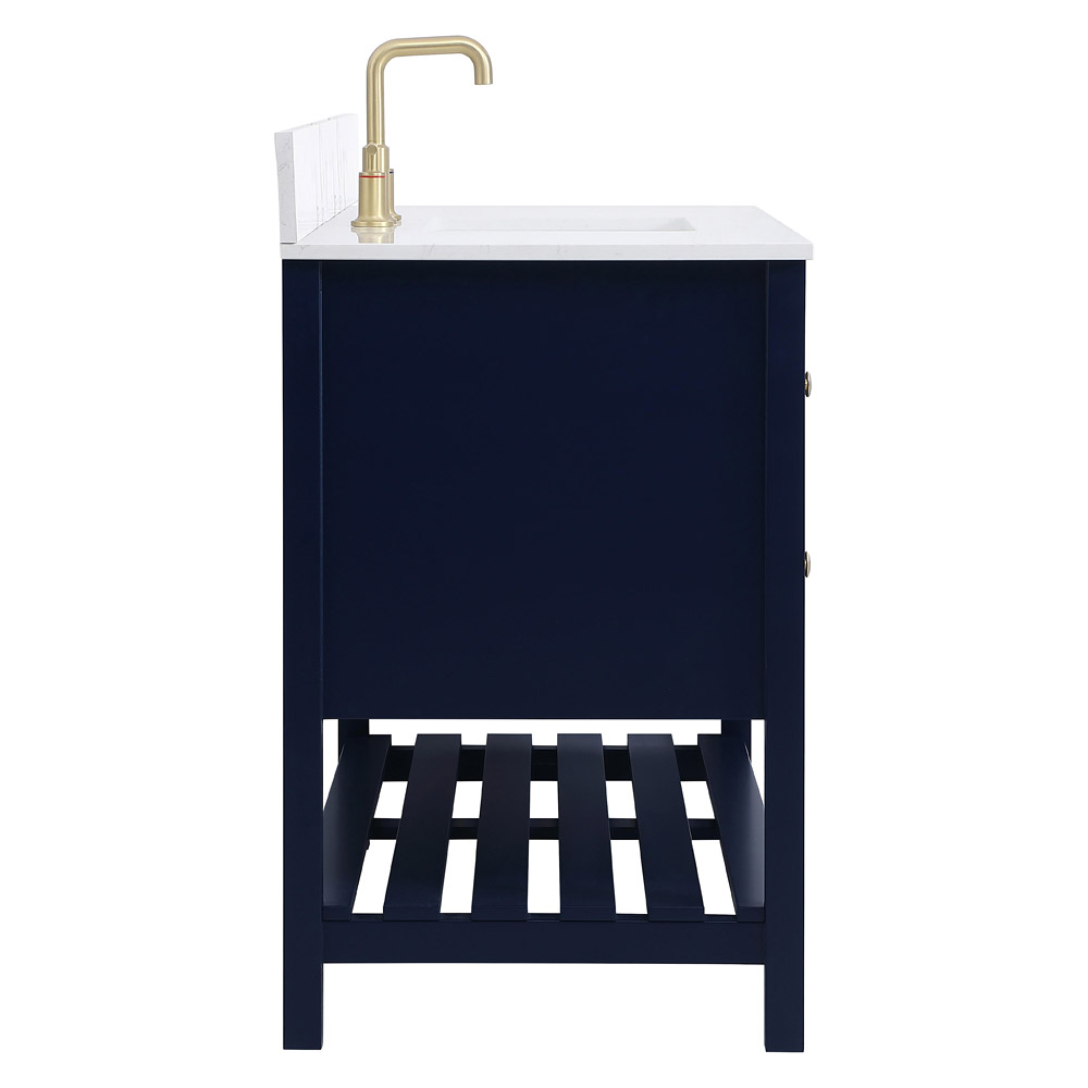 Elegant Bathroom Vanity - Blue (VF16448BL-BS)