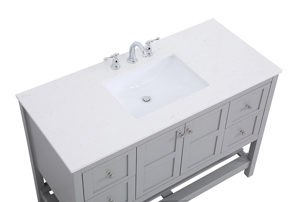 Elegant Bathroom Vanity - Gray (VF16448GR)