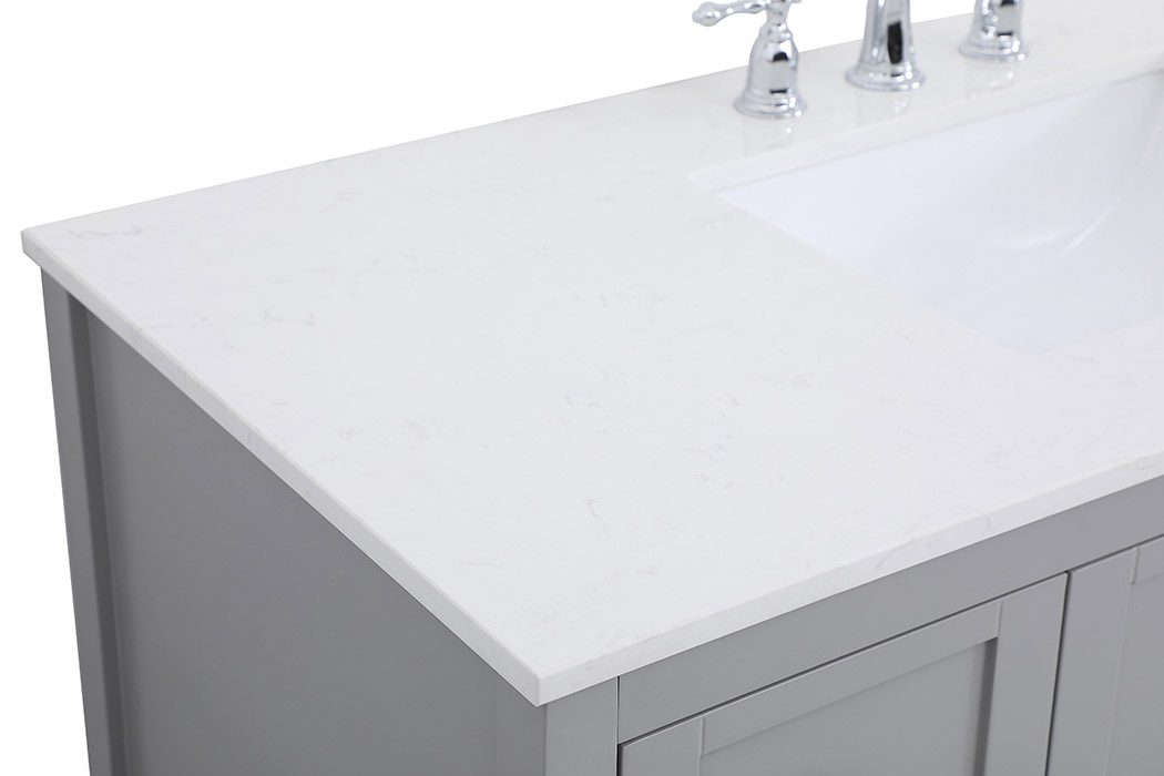 Elegant Bathroom Vanity - Gray (VF16448GR)