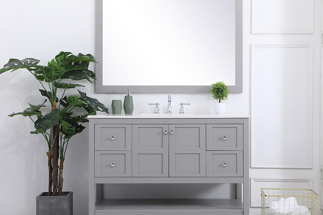 Elegant Bathroom Vanity - Gray (VF16448GR)