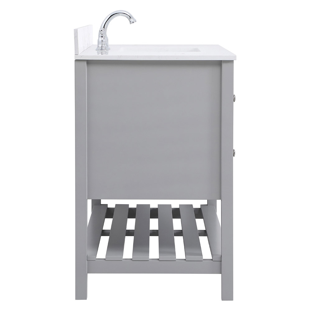 Elegant Bathroom Vanity - Gray (VF16448GR-BS)