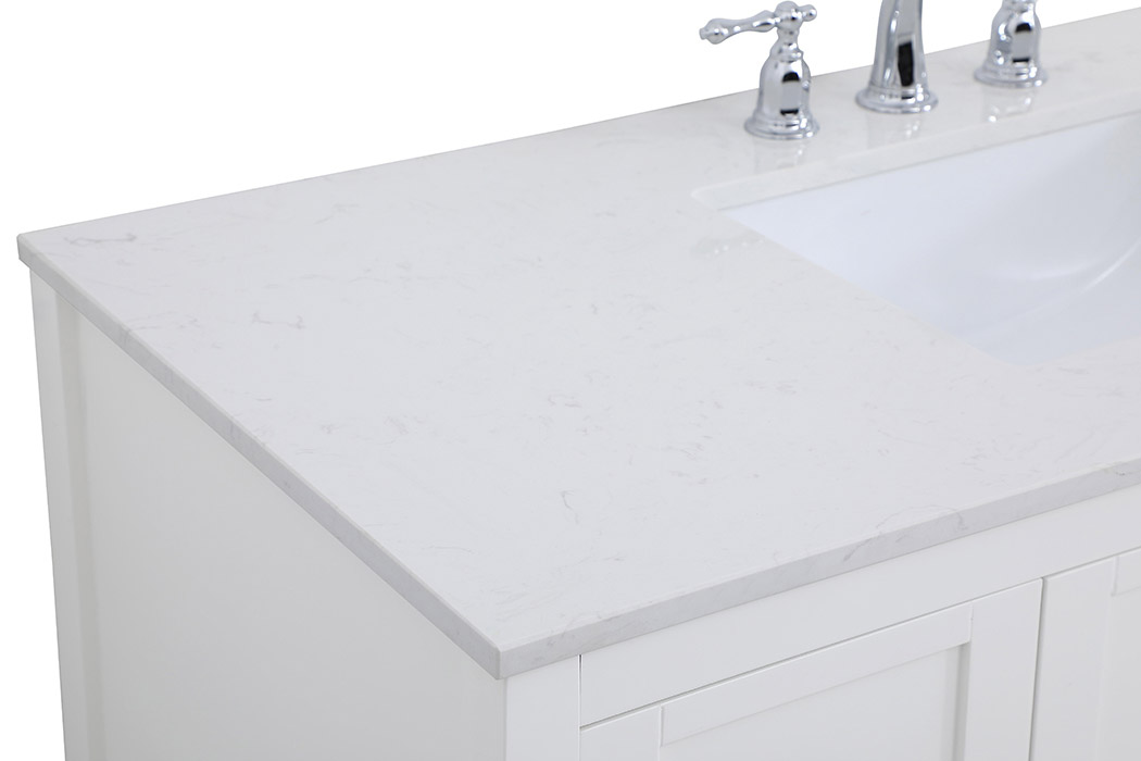 Elegant Bathroom Vanity - White (VF16448WH)