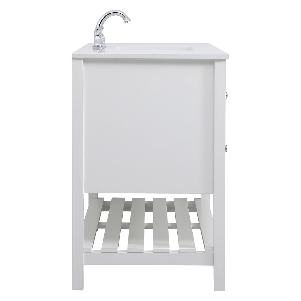 Elegant Bathroom Vanity - White (VF16448WH)