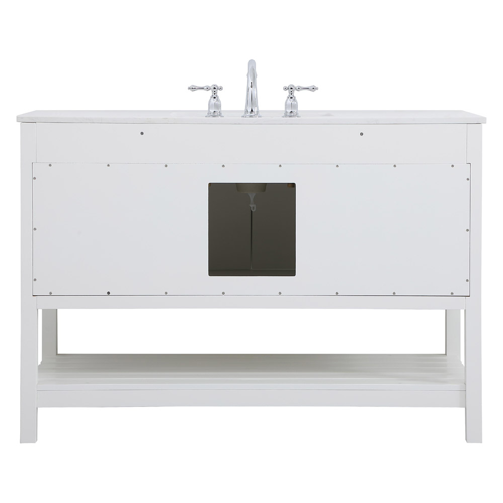 Elegant Bathroom Vanity - White (VF16448WH)