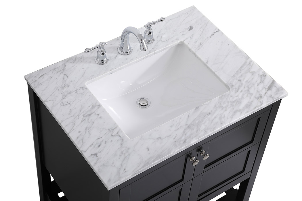 Elegant Bathroom Vanity - Black (VF16530BK)