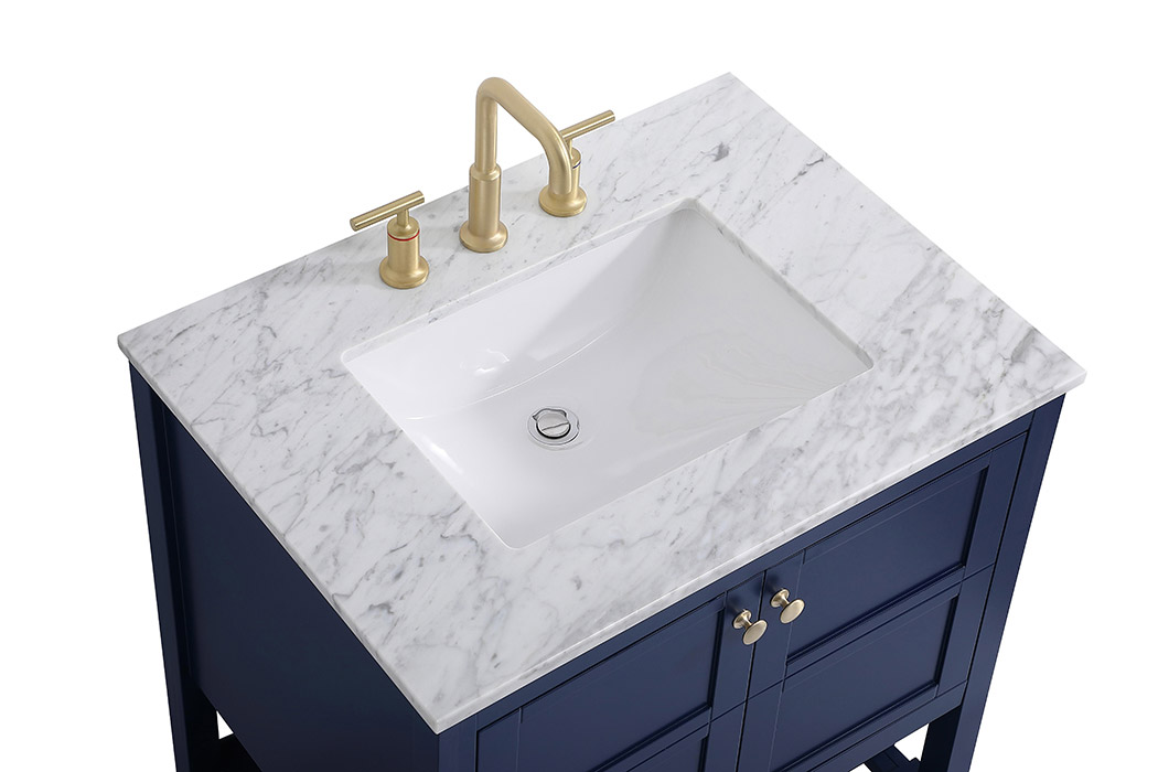 Elegant Bathroom Vanity - Blue (VF16530BL)