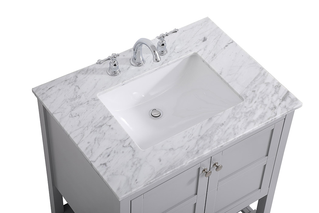 Elegant Bathroom Vanity - Gray (VF16530GR)