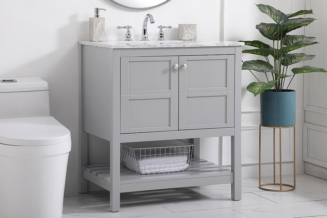 Elegant Bathroom Vanity - Gray (VF16530GR)