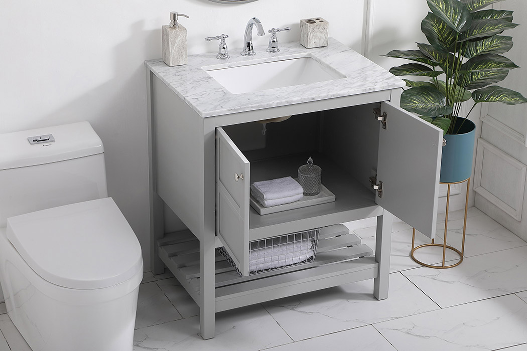 Elegant Bathroom Vanity - Gray (VF16530GR)