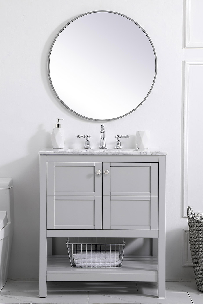 Elegant Bathroom Vanity - Gray (VF16530GR)