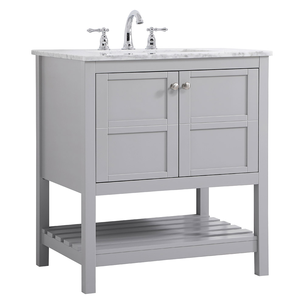 Elegant Bathroom Vanity - Gray (VF16530GR)