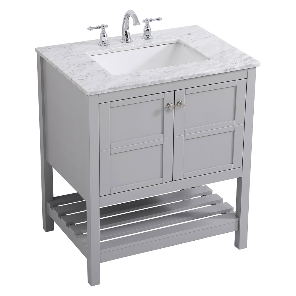 Elegant Bathroom Vanity - Gray (VF16530GR)