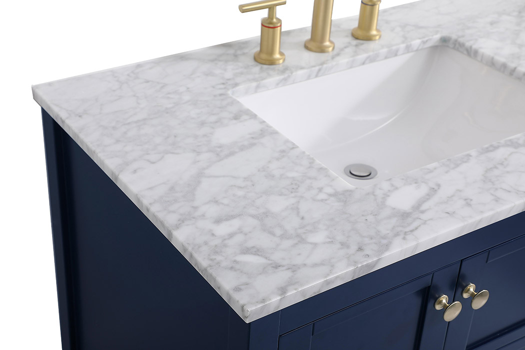 Elegant Bathroom Vanity - Blue, L 36" (VF16536BL)