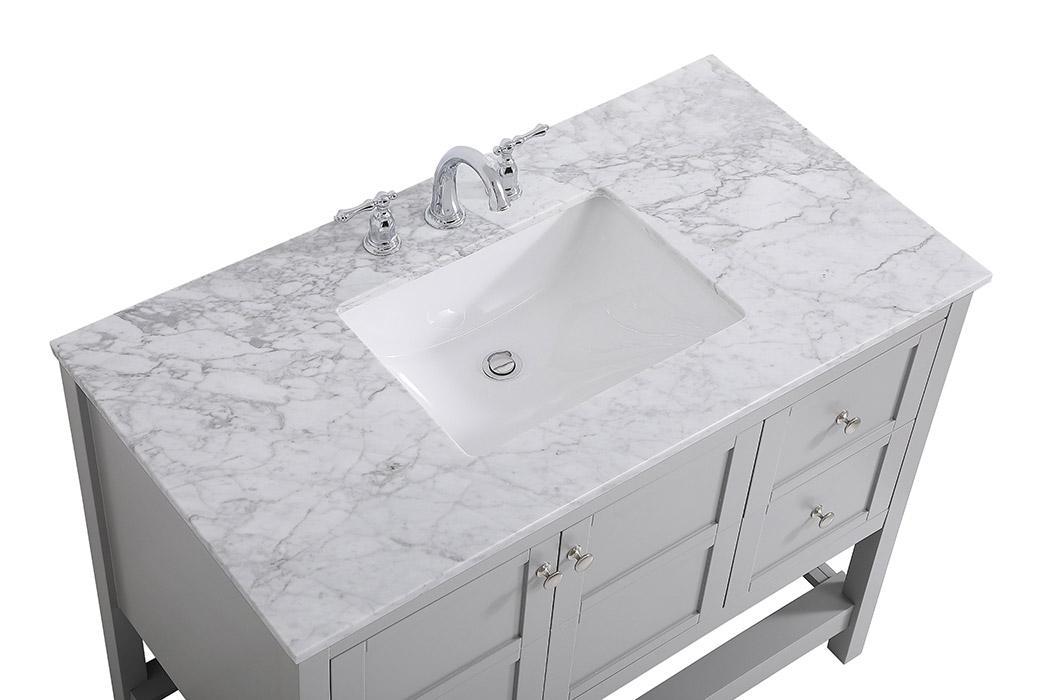 Elegant Bathroom Vanity - Gray, L 42" (VF16542GR)