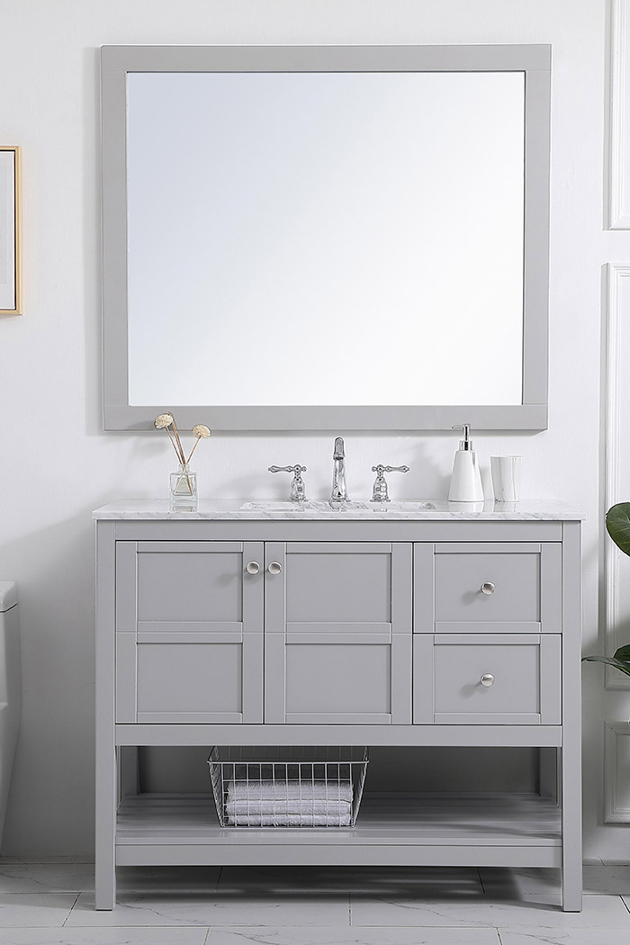 Elegant Bathroom Vanity - Gray, L 42" (VF16542GR)