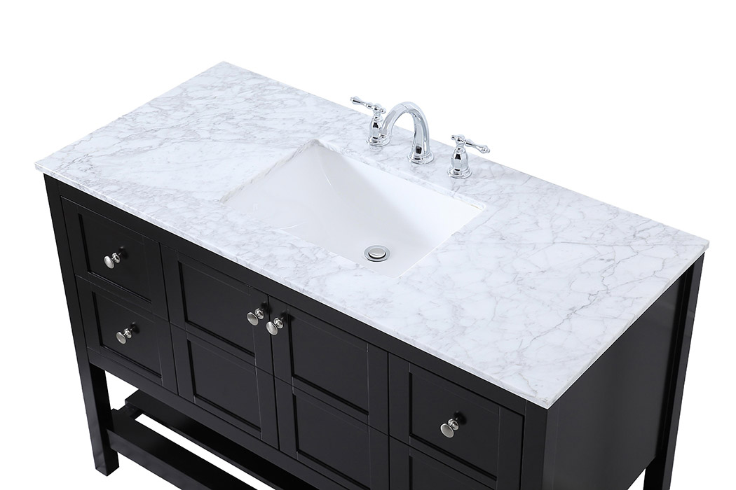 Elegant Bathroom Vanity - Black (VF16548BK)