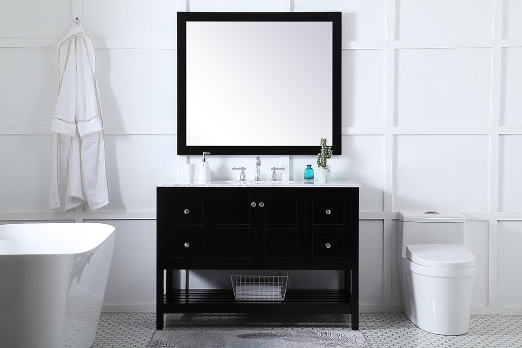 Elegant Bathroom Vanity - Black (VF16548BK)