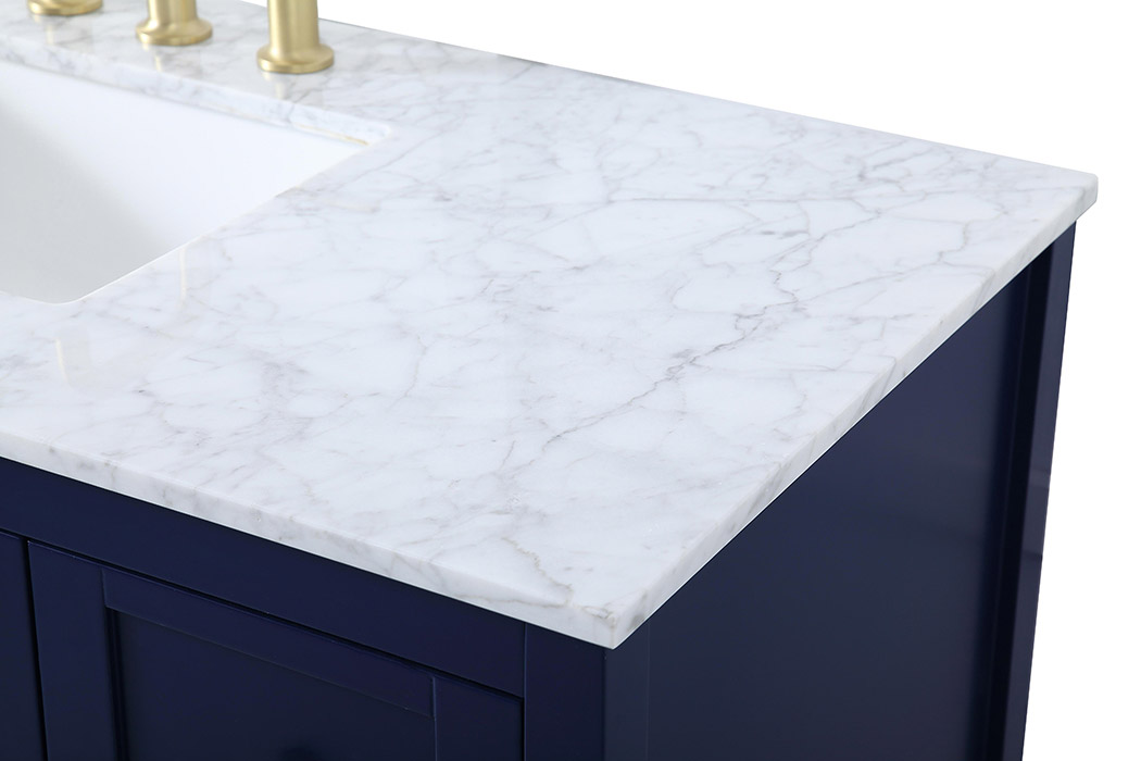 Elegant Bathroom Vanity - Blue (VF16548BL)