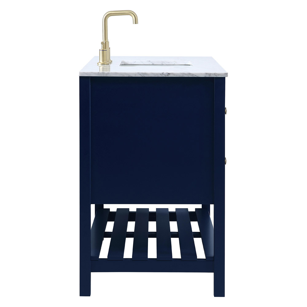 Elegant Bathroom Vanity - Blue (VF16548BL)