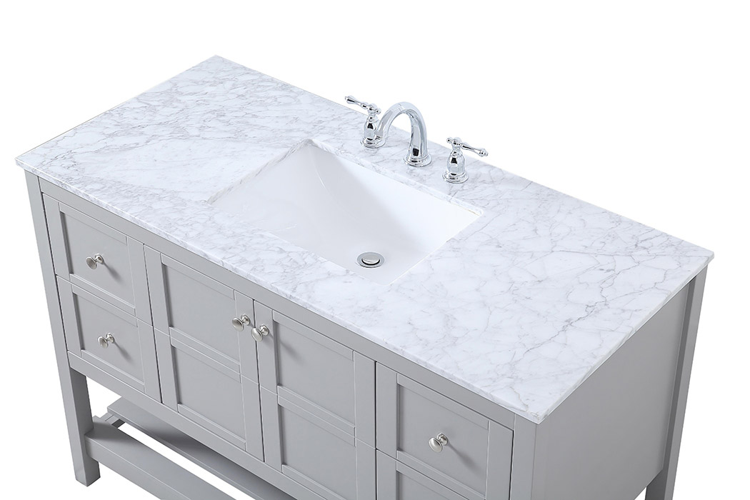 Elegant Bathroom Vanity - Gray (VF16548GR)