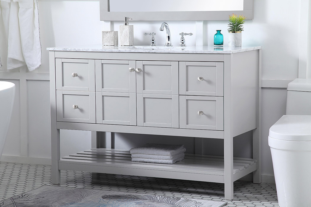 Elegant Bathroom Vanity - Gray (VF16548GR)