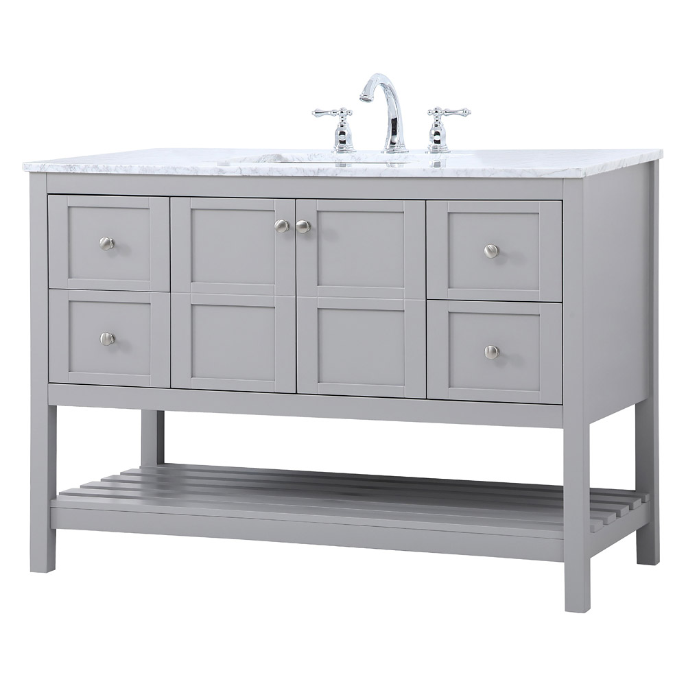 Elegant Bathroom Vanity - Gray (VF16548GR)