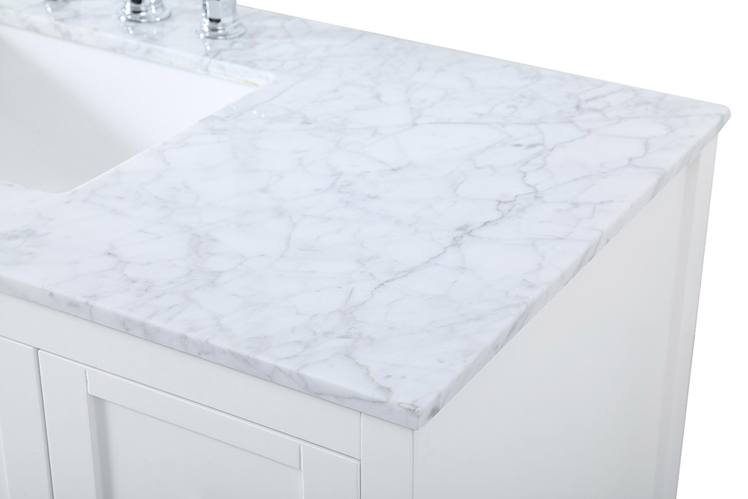 Elegant Bathroom Vanity - White (VF16548WH)