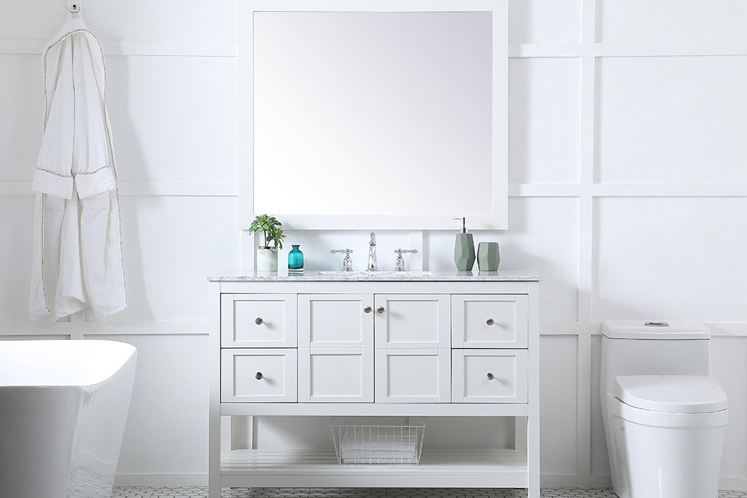 Elegant Bathroom Vanity - White (VF16548WH)