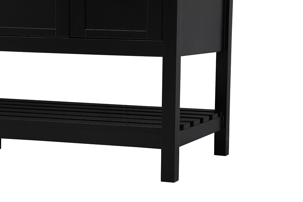 Elegant Bathroom Vanity - Black, L 60" (VF16560DBK)