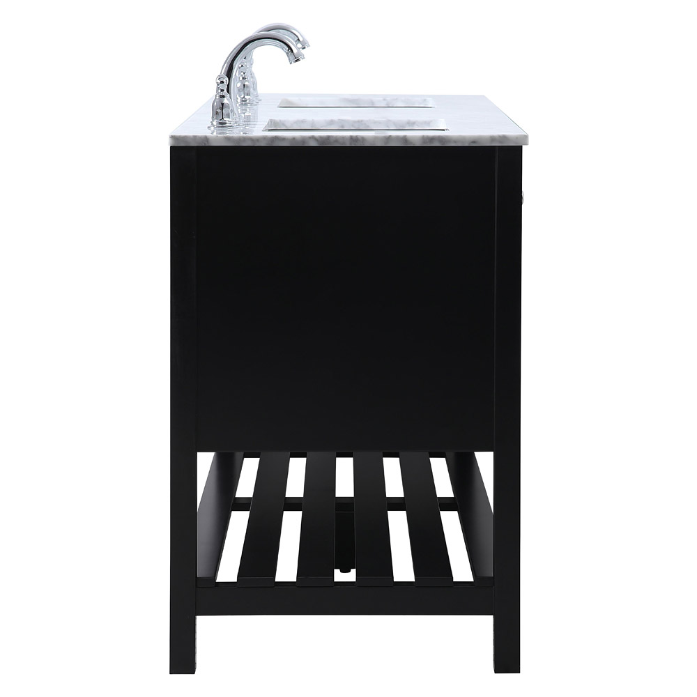 Elegant Bathroom Vanity - Black, L 60" (VF16560DBK)