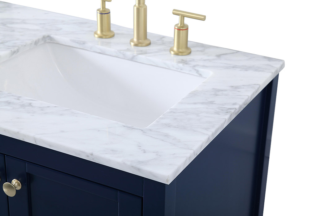 Elegant Bathroom Vanity - Blue, L 60" (VF16560DBL)