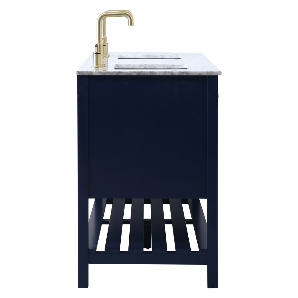 Elegant Bathroom Vanity - Blue, L 60" (VF16560DBL)