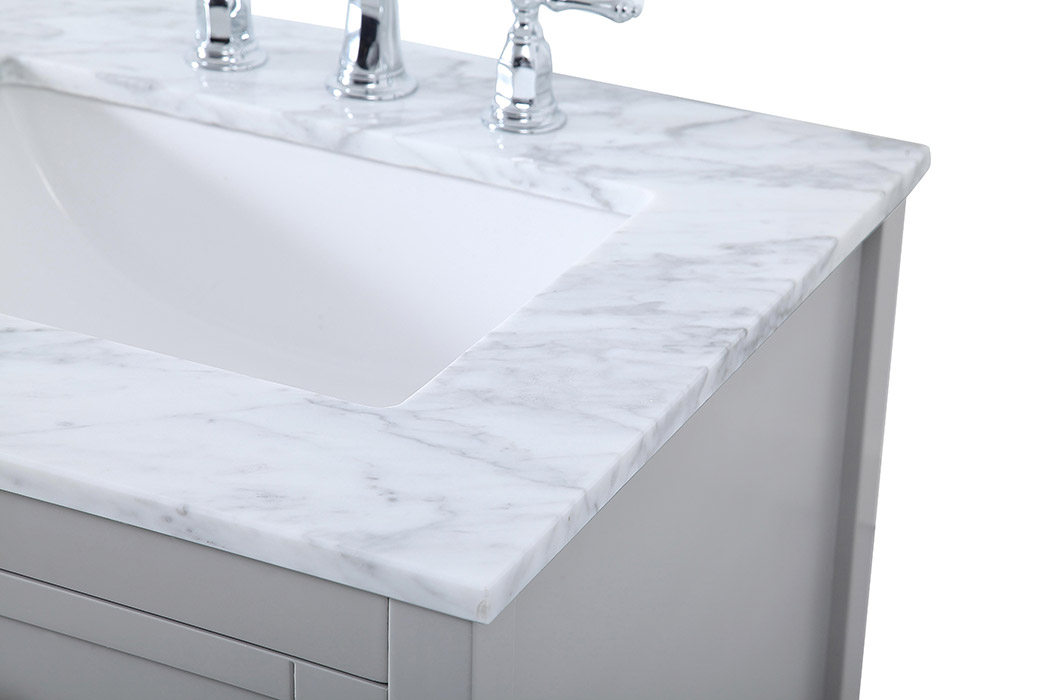 Elegant Bathroom Vanity - Gray, L 60" (VF16560DGR)