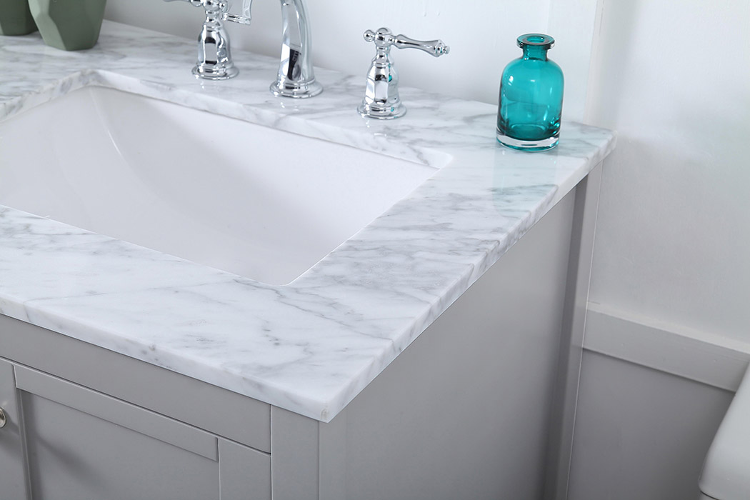 Elegant Bathroom Vanity - Gray, L 60" (VF16560DGR)