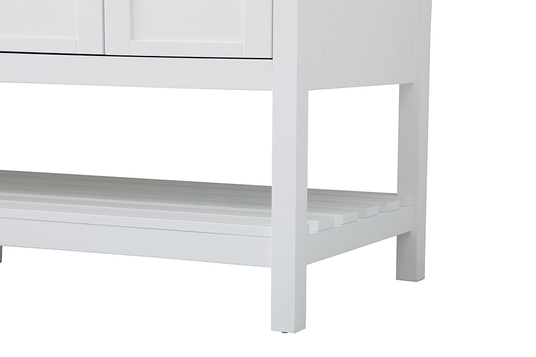 Elegant Bathroom Vanity - White, L 60" (VF16560DWH)