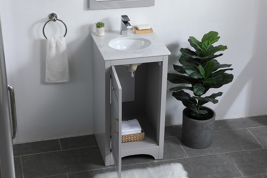 Elegant - Bathroom Vanity (PNT-VF17018)