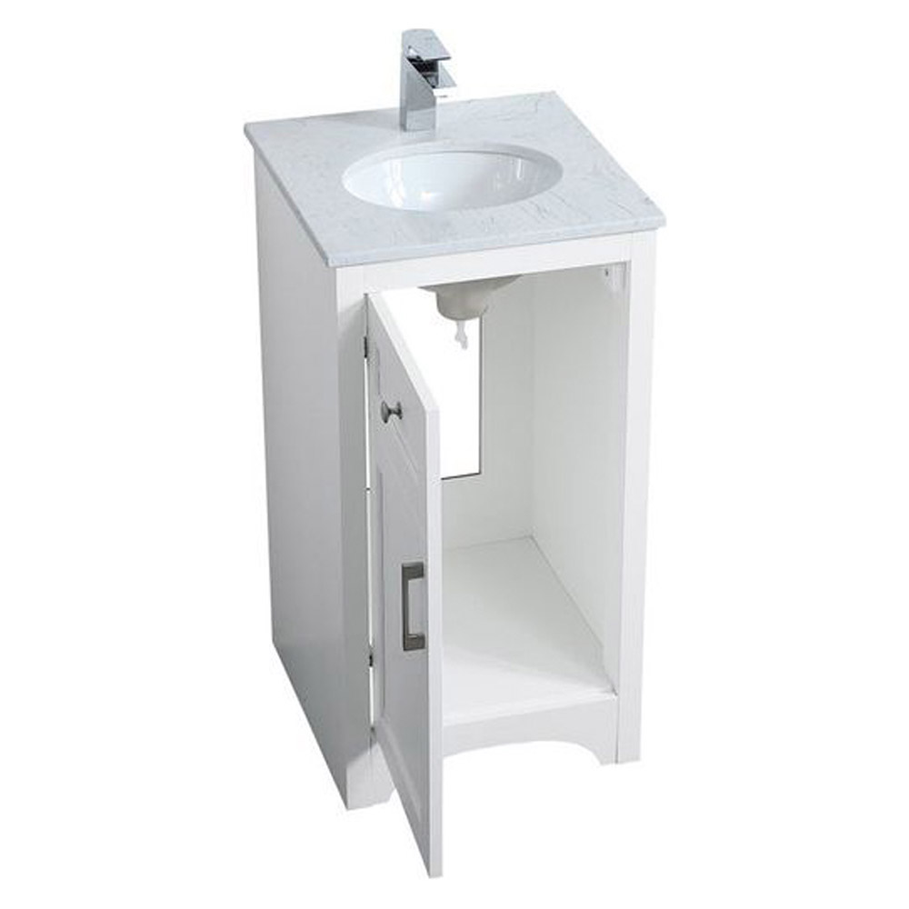 Elegant Bathroom Vanity - White (VF17018WH)