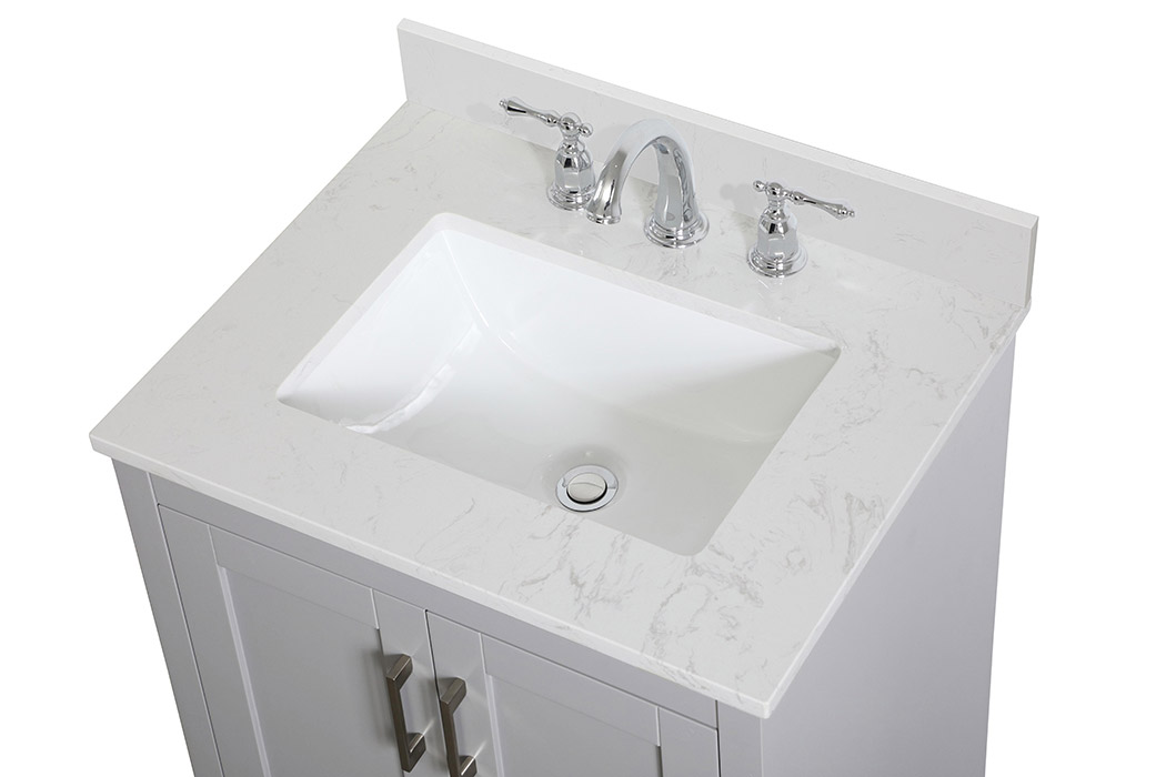 Elegant Bathroom Vanity - Gray (VF17024GR)