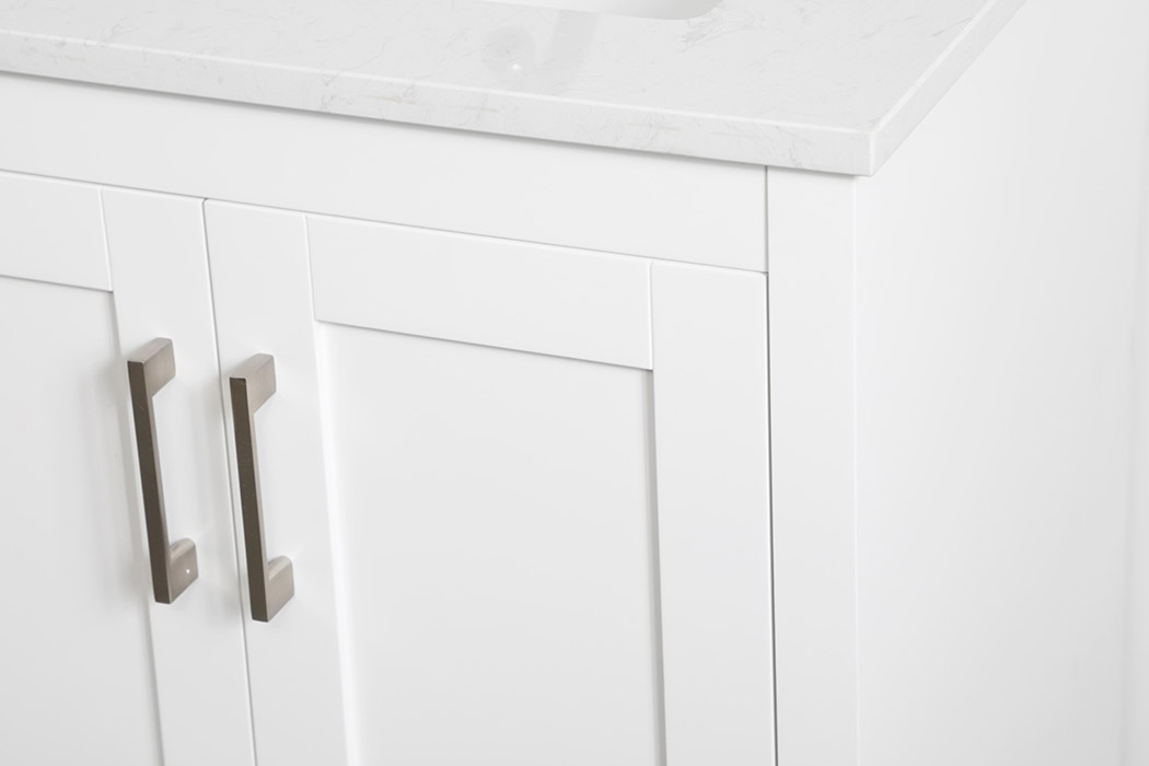 Elegant Bathroom Vanity - White (VF17024WH)