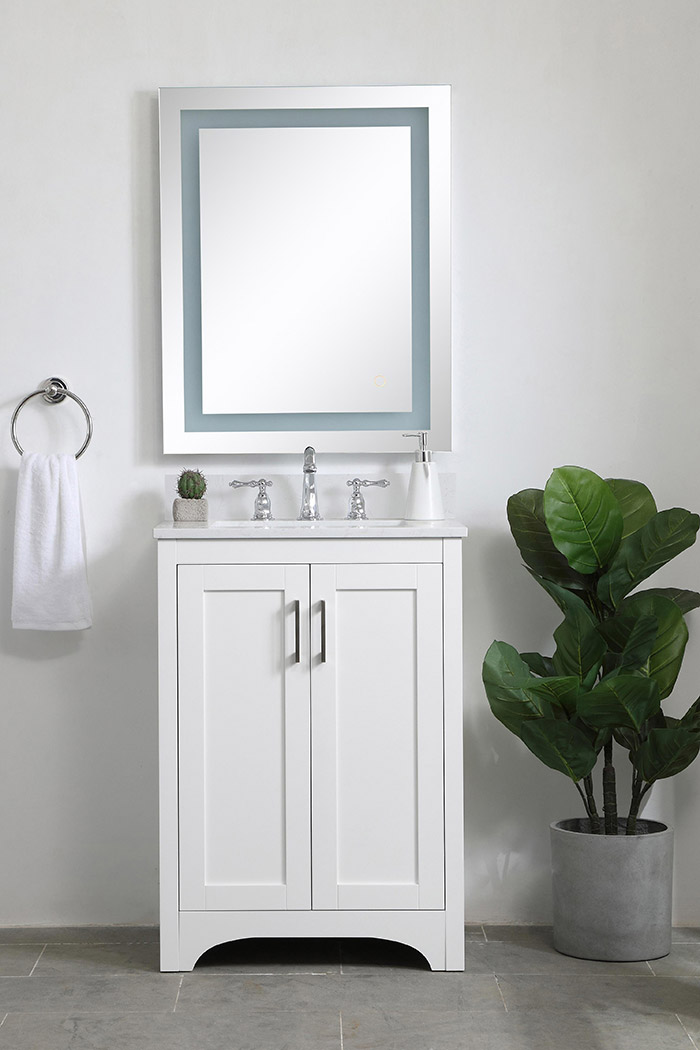 Elegant Bathroom Vanity - White (VF17024WH)