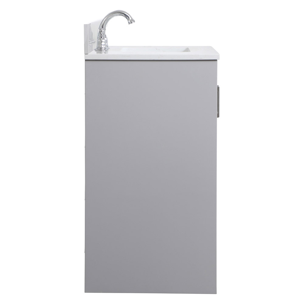 Elegant Bathroom Vanity - Gray (VF17030GR-BS)