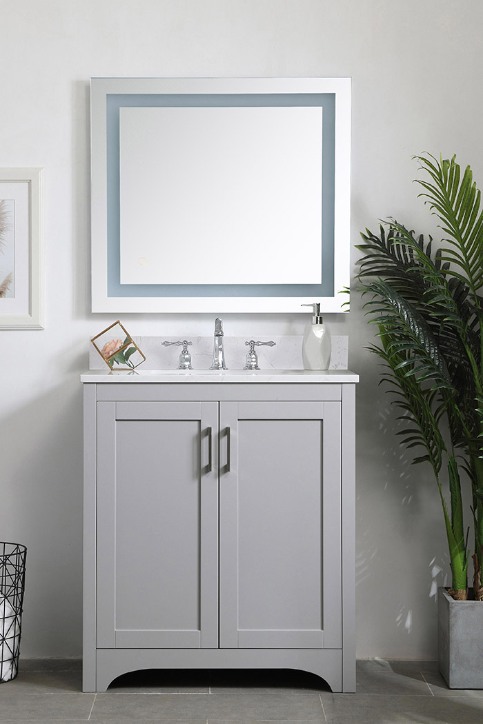 Elegant Bathroom Vanity - Gray (VF17030GR-BS)