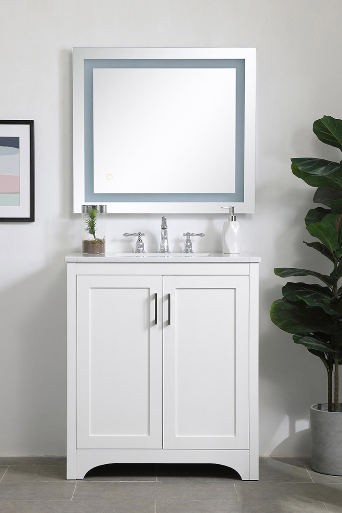 Elegant Bathroom Vanity - White (VF17030WH)