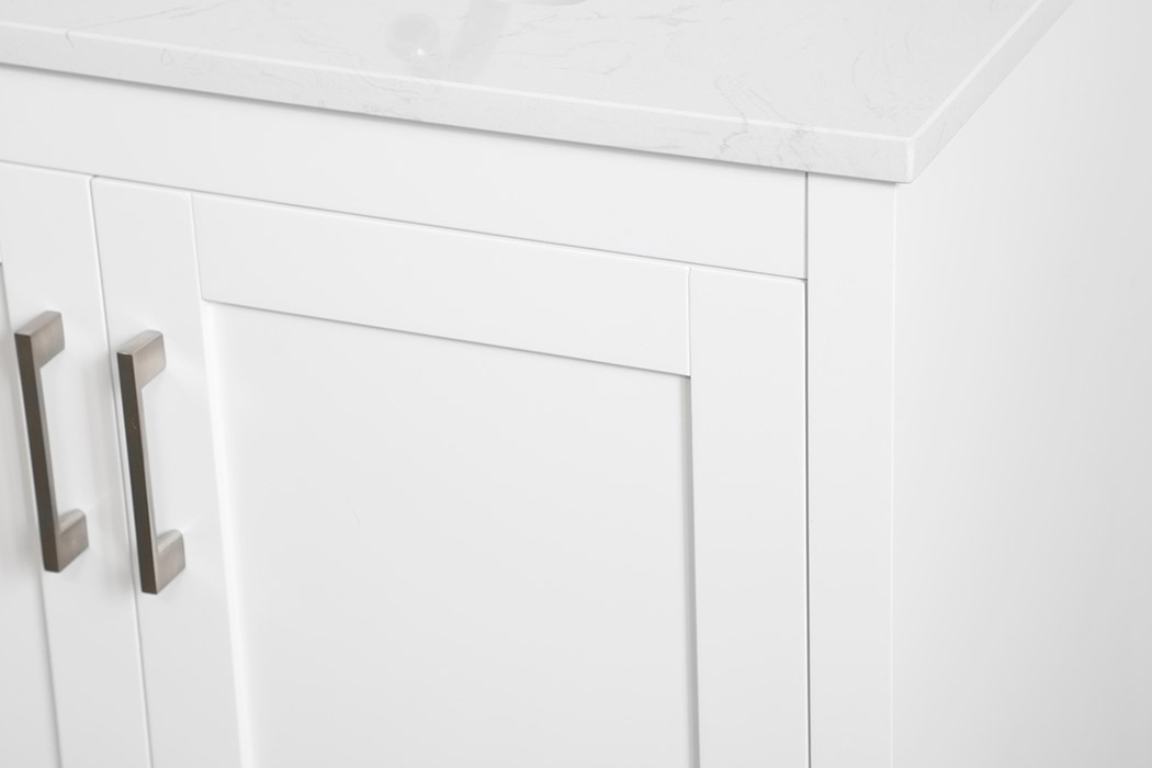 Elegant Bathroom Vanity - White (VF17030WH-BS)