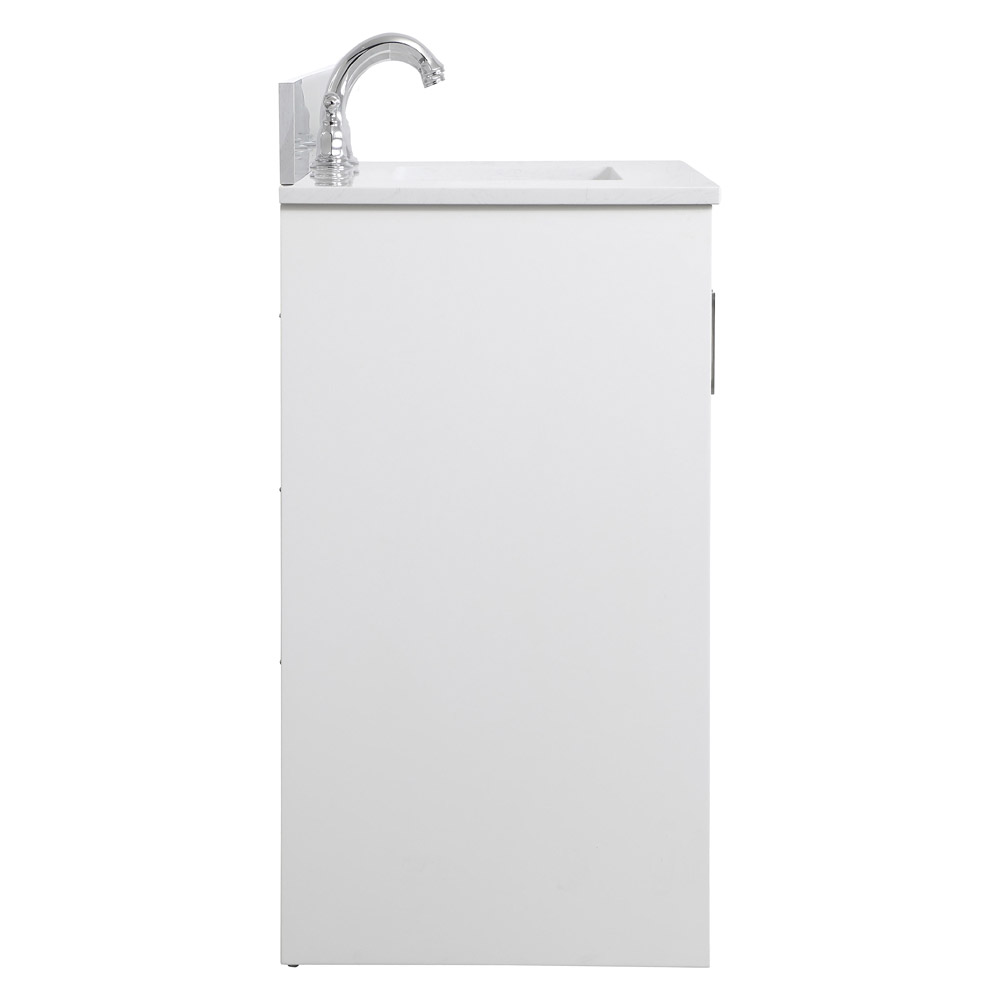 Elegant Bathroom Vanity - White (VF17030WH-BS)